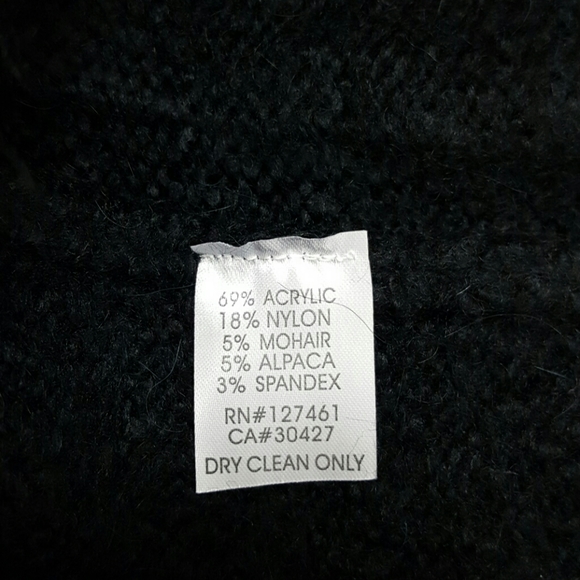 Wildfox True black sceptor sweater knit pullover women size M New - Picture 7 of 8